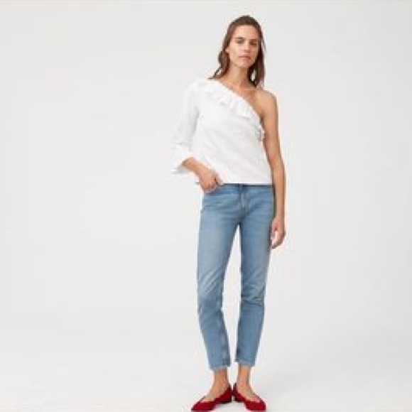 Club Monaco Catria Ruffle Top - Picture 2 of 3